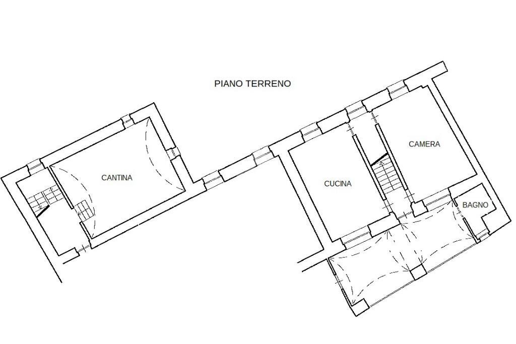 Independent house Via Morra S. Giovanni, Busca - floor plans 1