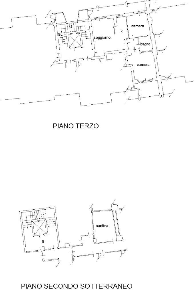Trilocale Via Santa Barbara, Alba - planimetria 1