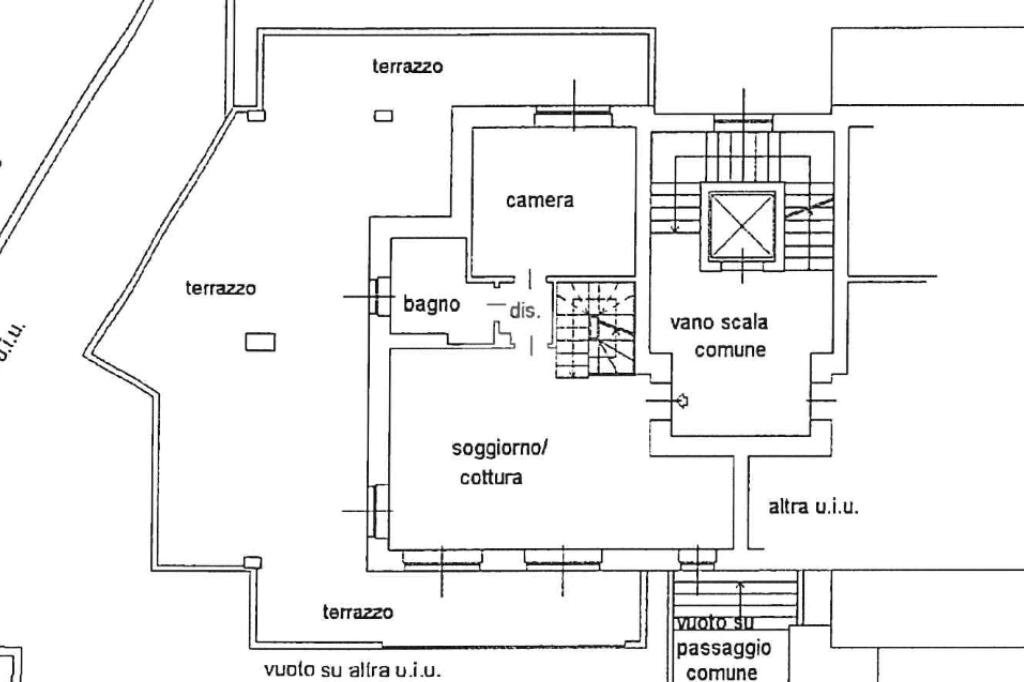 Quadrilocale Via Archimede, Rho - planimetria 1