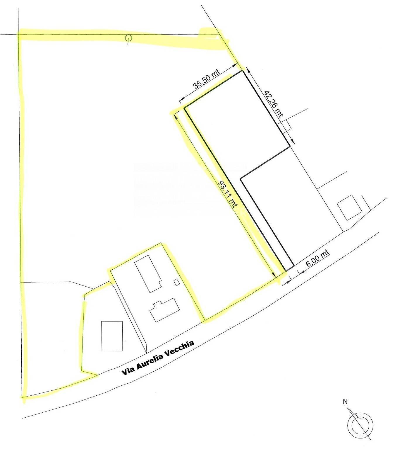 Foto 21 - Terreno agricolo Via Aurelia Vecchia
 
snc, Santa Marinella - planimetria 1