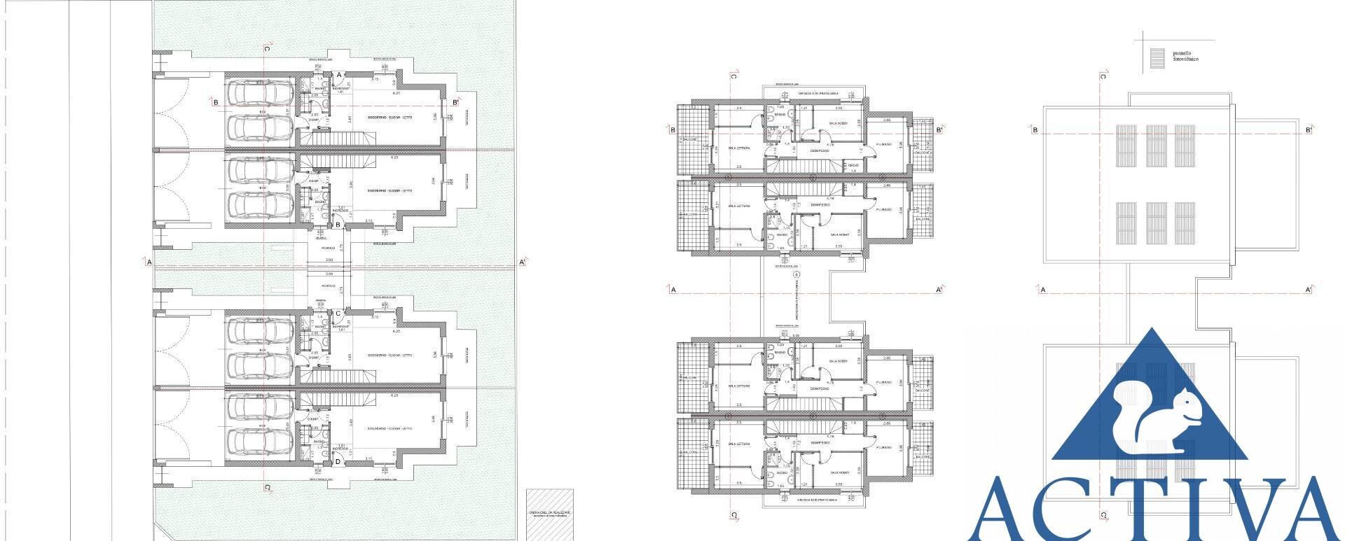 Foto 31 - Casa semi indipendente Via Grandi, Olgiate Olona - planimetria 1