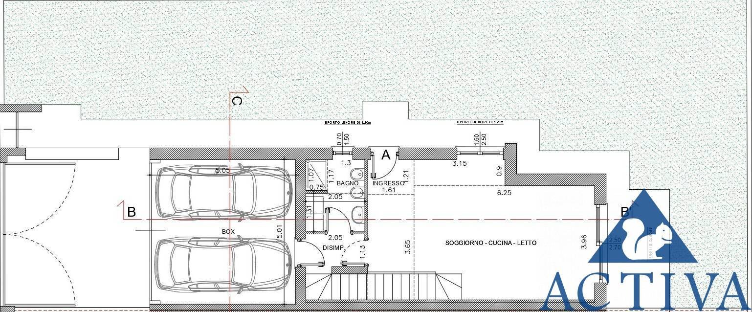 Foto 22 - Casa semi indipendente Via Grandi, Olgiate Olona - planimetria 1