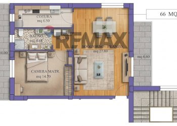 Pianta 2D - Bilocale via muci, Nardò - foto 13