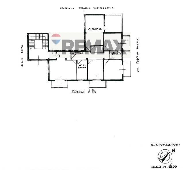 Pianta 2D - Appartamento Via Tommaso Natale
 
80/B, Palermo - planimetria 1