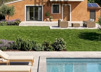 Rendering con facciata completa e piscina - Villa Contrada San Leo
 
86, Belpasso - foto 16