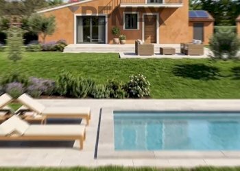 Rendering con facciata completa e piscina - Villa Contrada San Leo
 
86, Belpasso - foto 34