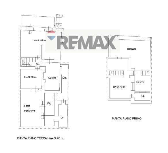 Pianta 2D - Independent house Via Caduti del lavoro, Catania - floor plans 1