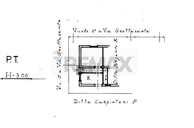 Pianta 2D - Casa indipendente Vicolo secondo di via Grottasanta
 
40, Siracusa - planimetria 1