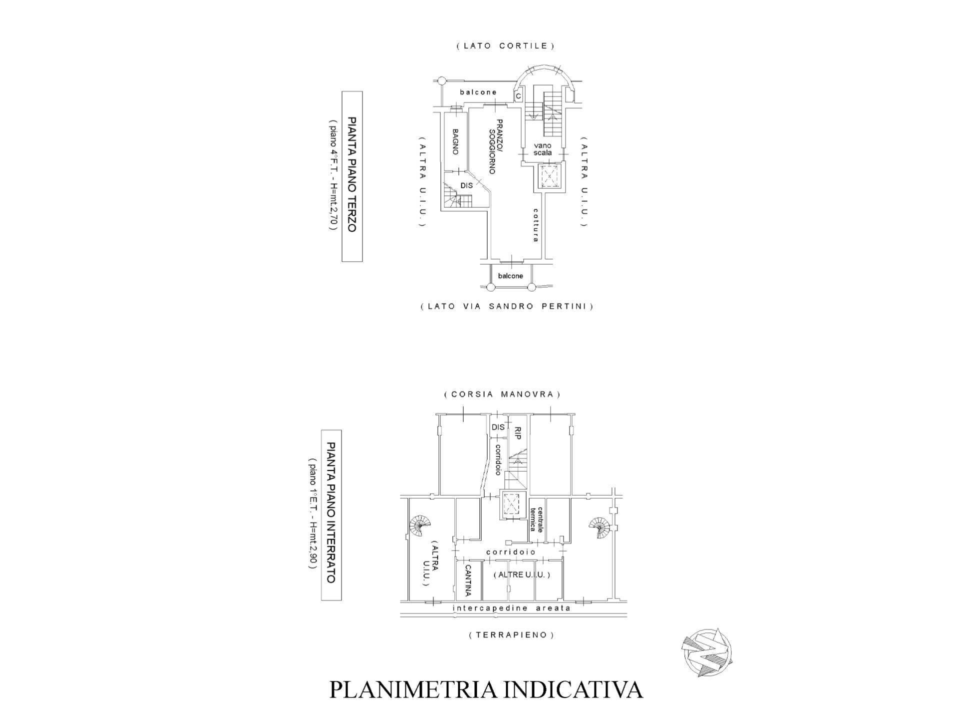 Foto 24 - Trilocale Via Settimo, Borgaro Torinese - planimetria 1