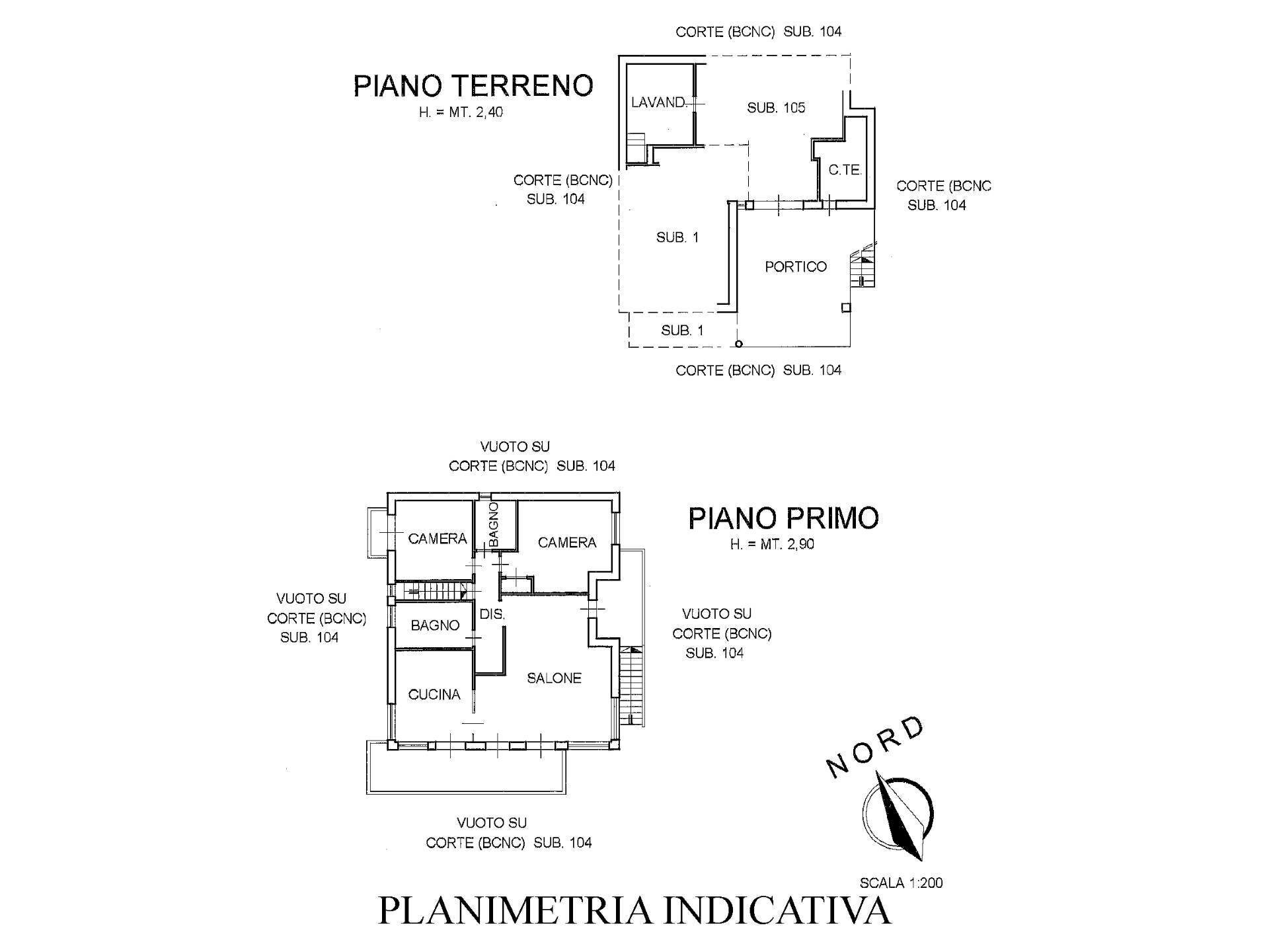 Foto 30 - Villa Strada della Brunetta, Agliè - floor plans 1
