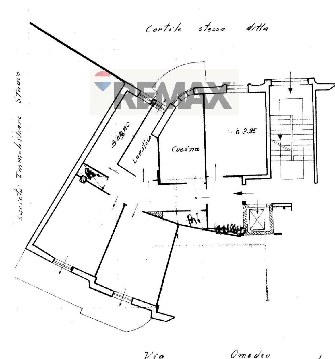 Pianta 2D - Quadrilocale Via Omodeo
 
20, Napoli - planimetria 1
