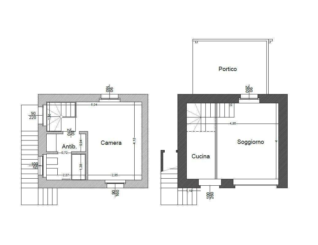 Foto 34 - Casa indipendente Via XXV Aprile
 
26, Cornate d'Adda - planimetria 1