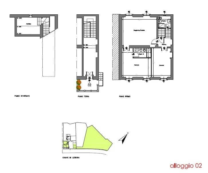 Foto 32 - Casa semi indipendente Via XXV Aprile
 
27, Cornate d'Adda - planimetria 1