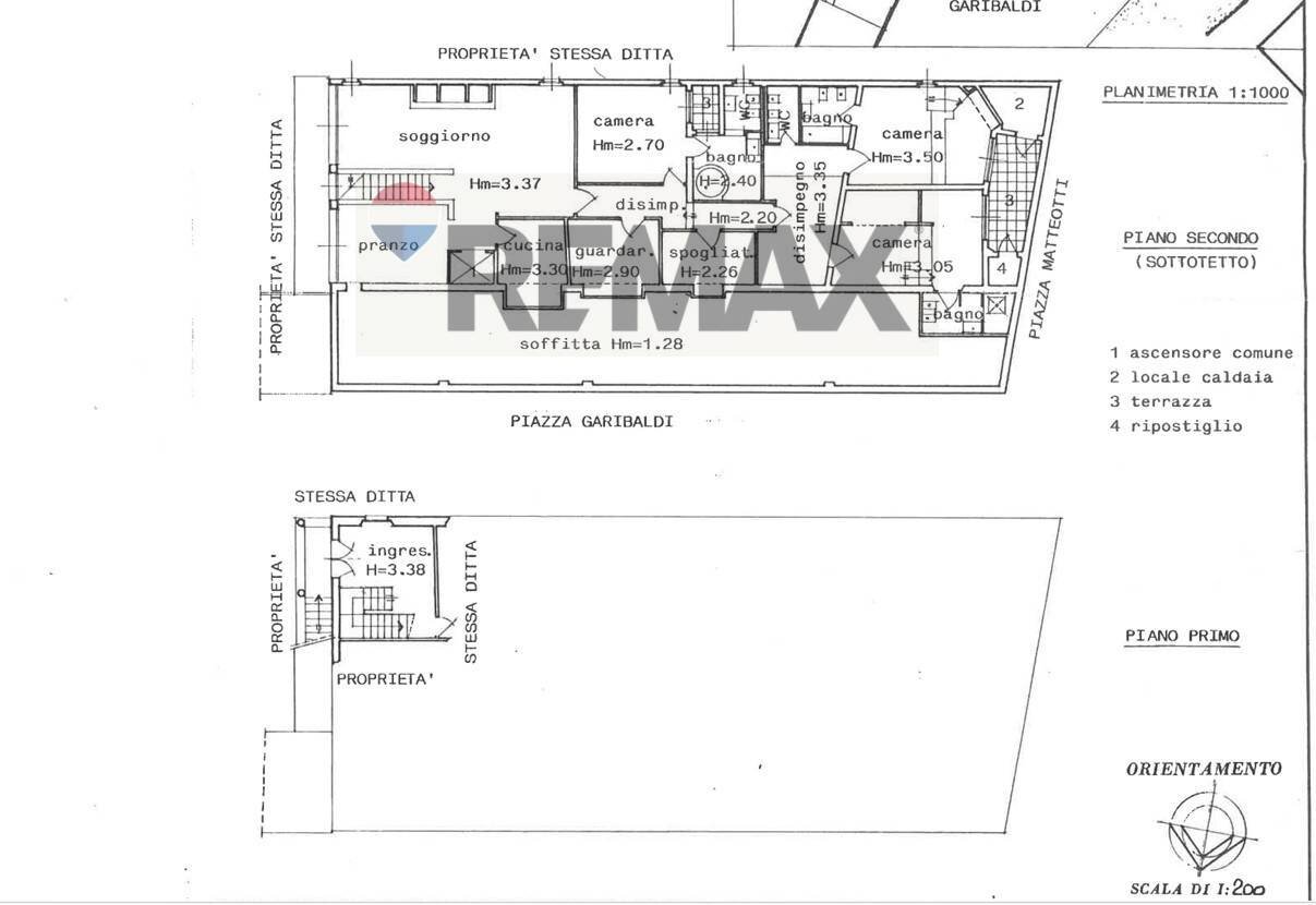 Pianta 2D - Attico Piazza Garibaldi
 
3, Fontanellato - planimetria 1