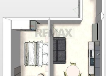 Pianta 3D - Bilocale Via F. Juvarra
 
1, Torino - foto 3