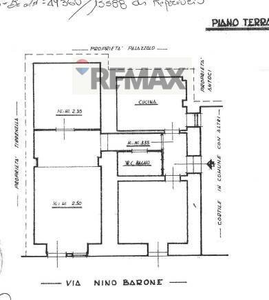 Pianta 2D - Quadrilocale CORSO NINO BARONE
 
65, Modica - planimetria 1