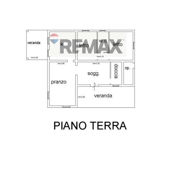 Pianta 2D - Villa Strada Provinciale 73, Ragusa - planimetria 1