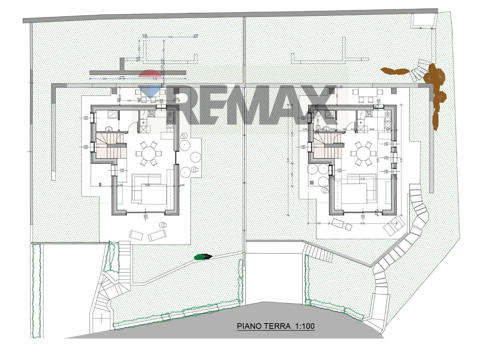 Pianta 2D - Building land via Francia, Ispra - floor plans 1
