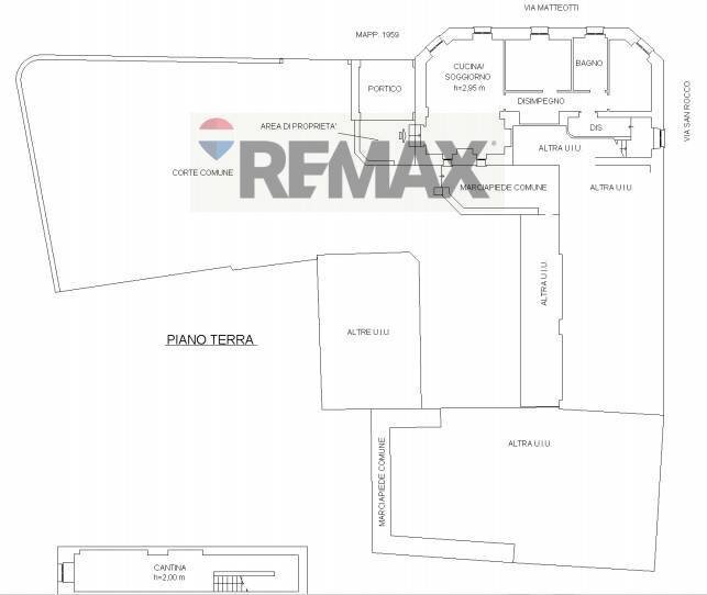 Pianta 2D - Trilocale via Matteotti
 
1, Mornago - planimetria 1