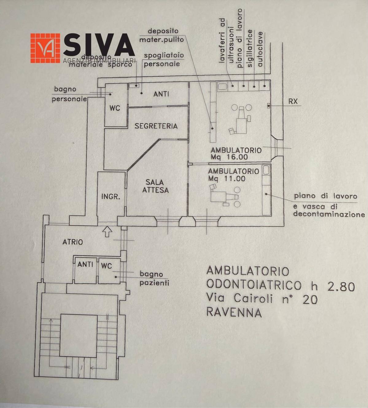 Foto 9 - Ufficio Ravenna - planimetria 1