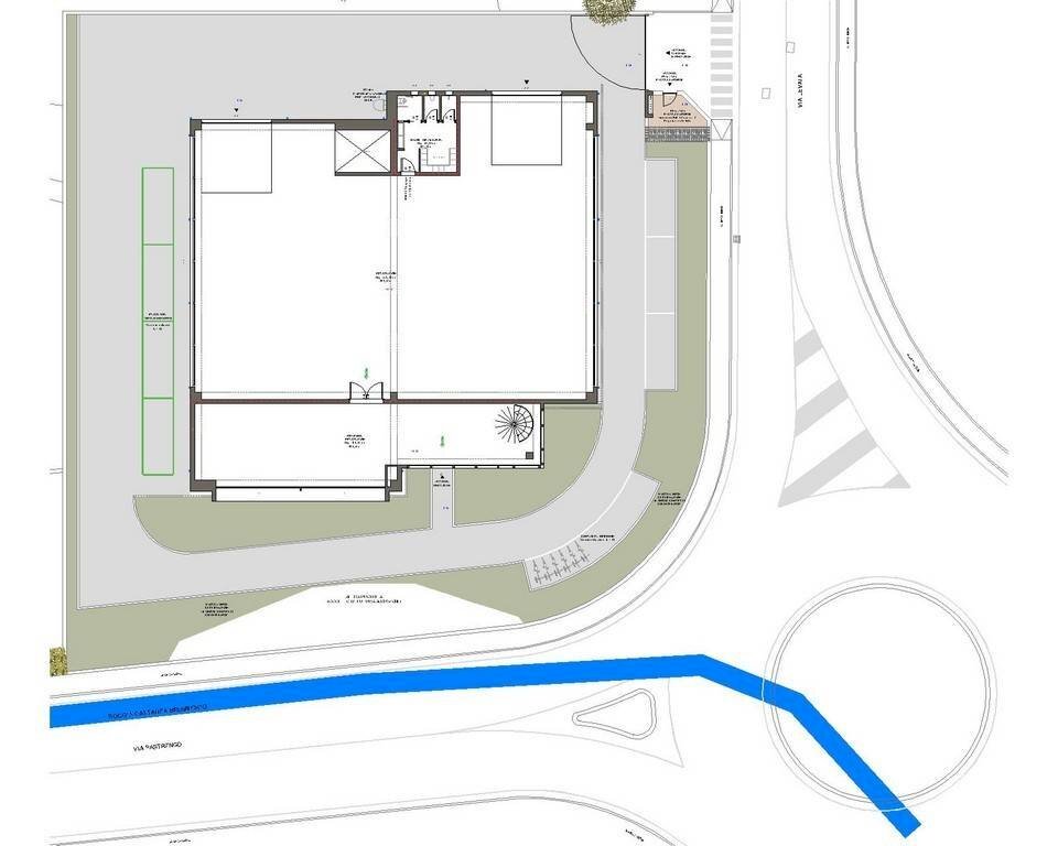 Capannone via Pastrengo, Seriate - planimetria 1