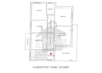 Planimetria - Appartamento via dei Vigneti, 338, Verucchio - foto 37