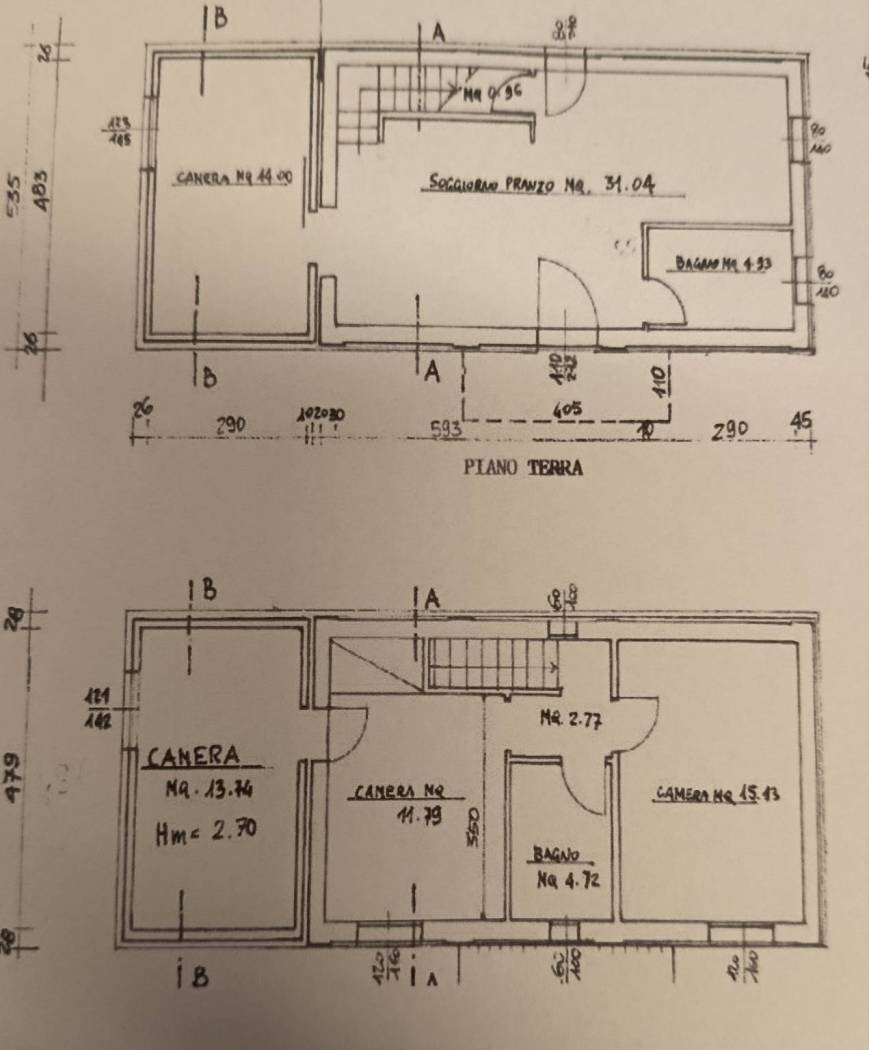 Villa San Giovanni in Persiceto - planimetria 1