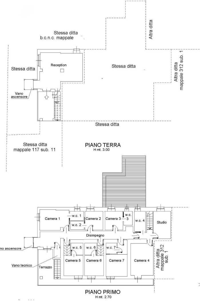 Hotel via Aldo Devietti Goggia, 80, San Maurizio Canavese - planimetria 1