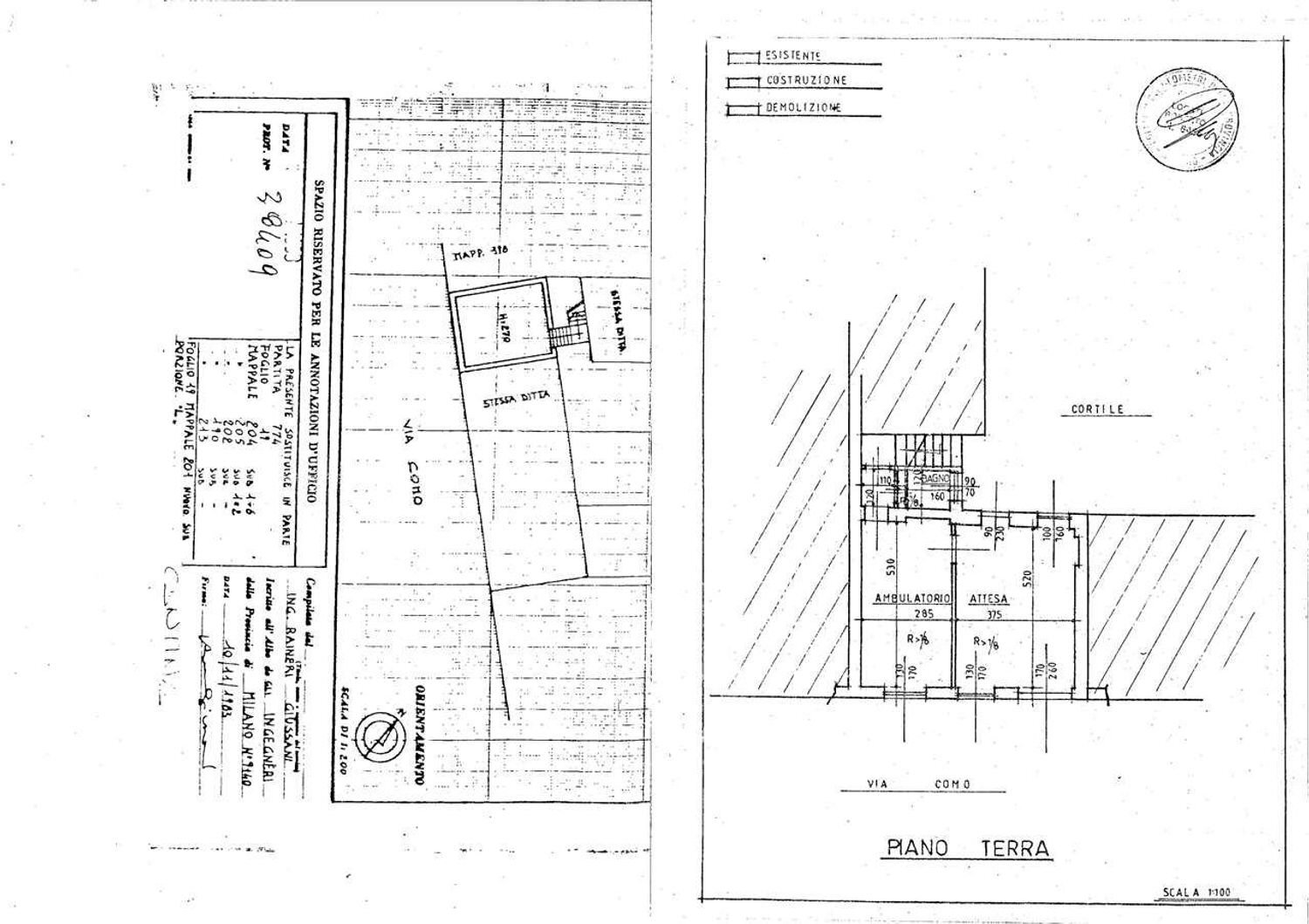 planimetria - Commercial Premises Como
 
2, Cesano Maderno - floor plans 1