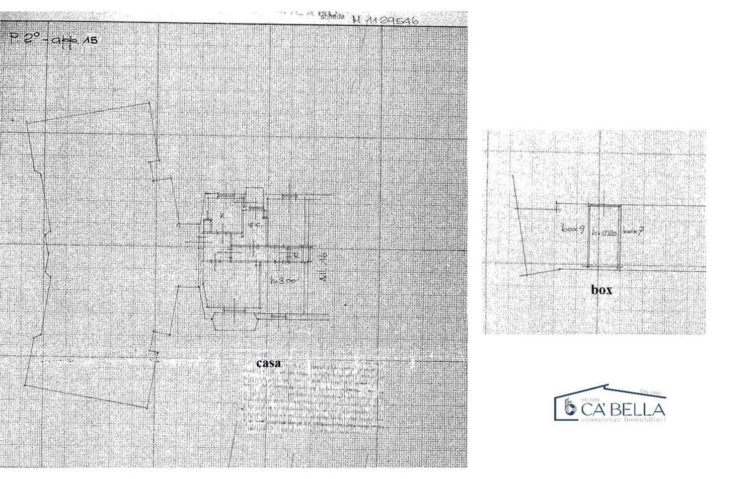 planimetria - Three-room apartment Confalonieri
 
70, Seveso - floor plans 1