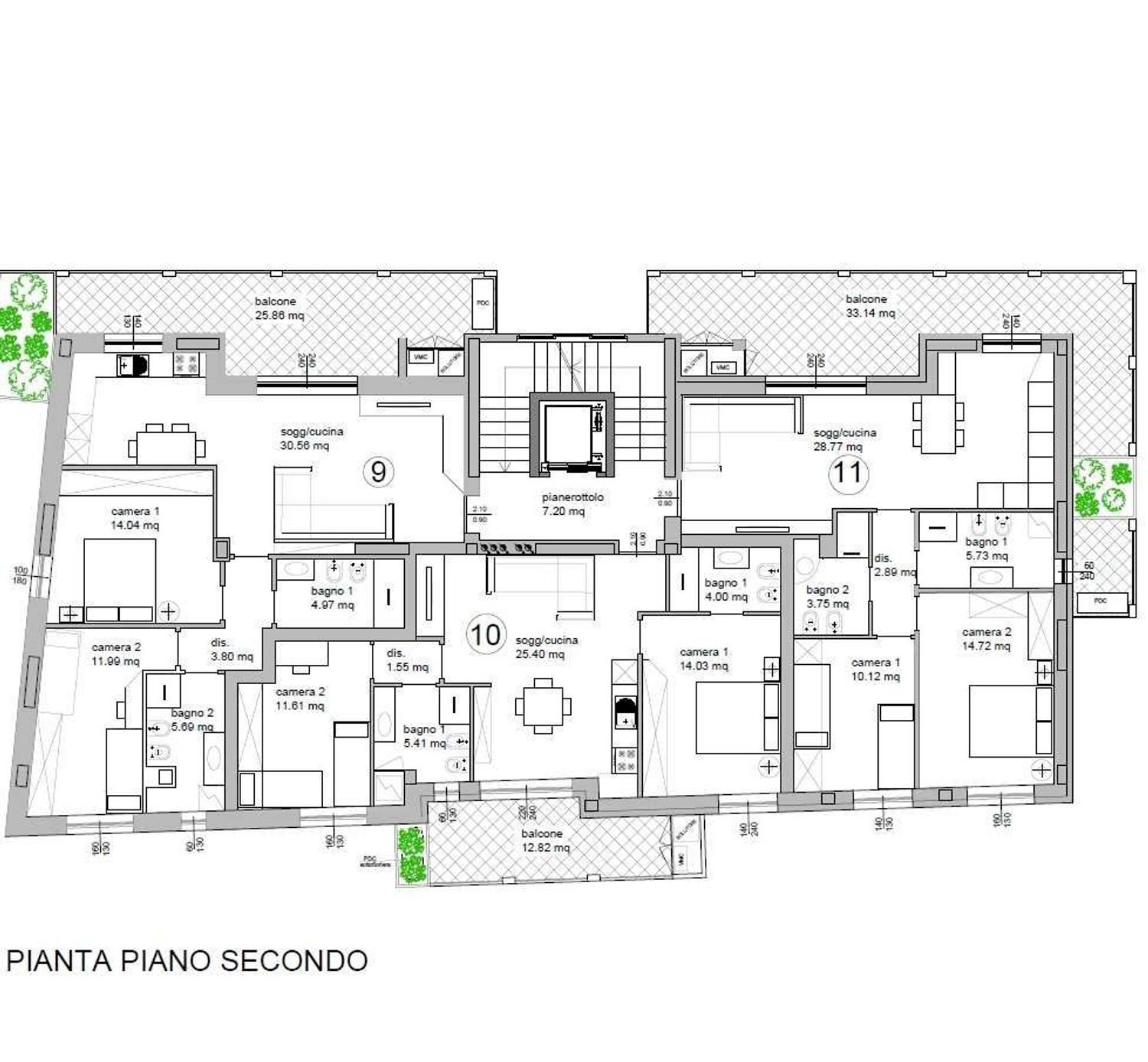 planimetria - Appartamento Dante Alighieri
 
18, Cesano Maderno - planimetria 1