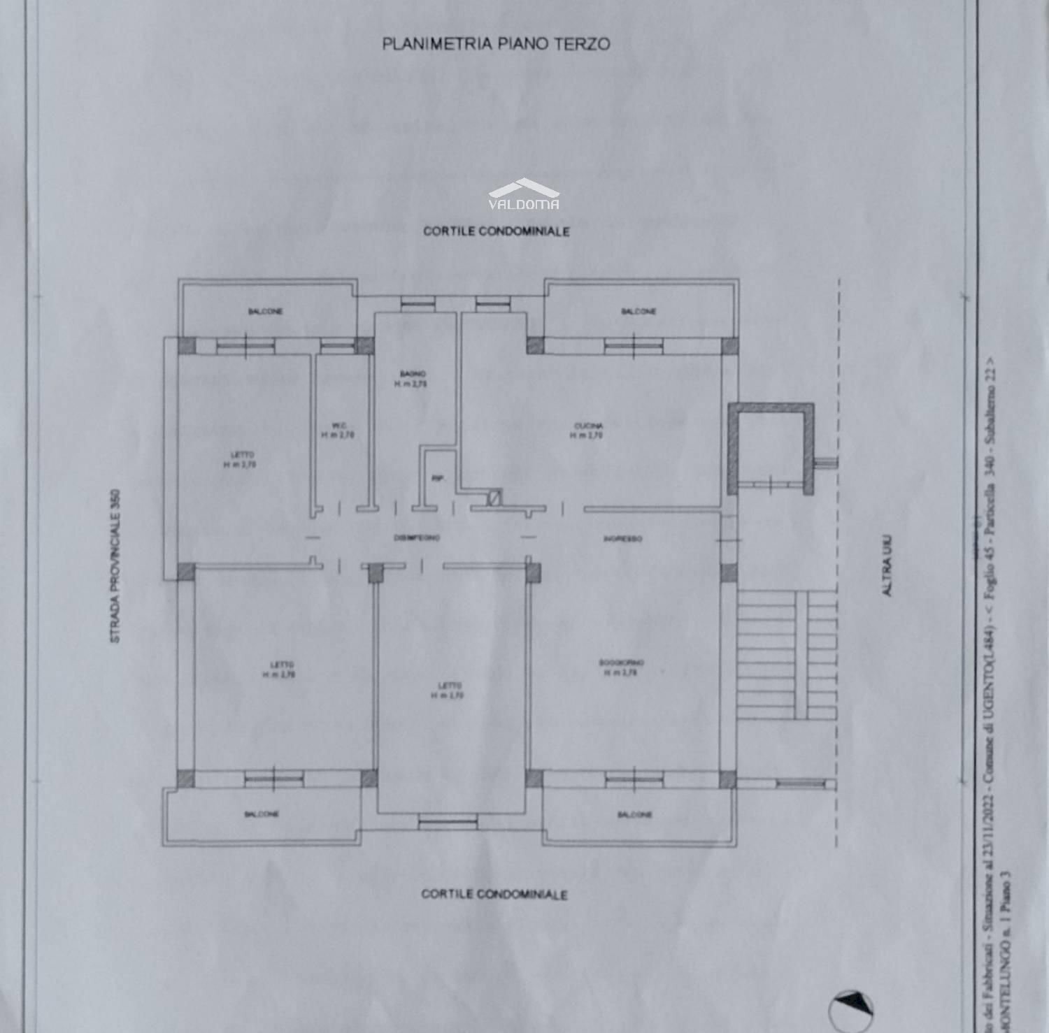 planimetria - Appartamento via Montelungo
 
1, Ugento - planimetria 1