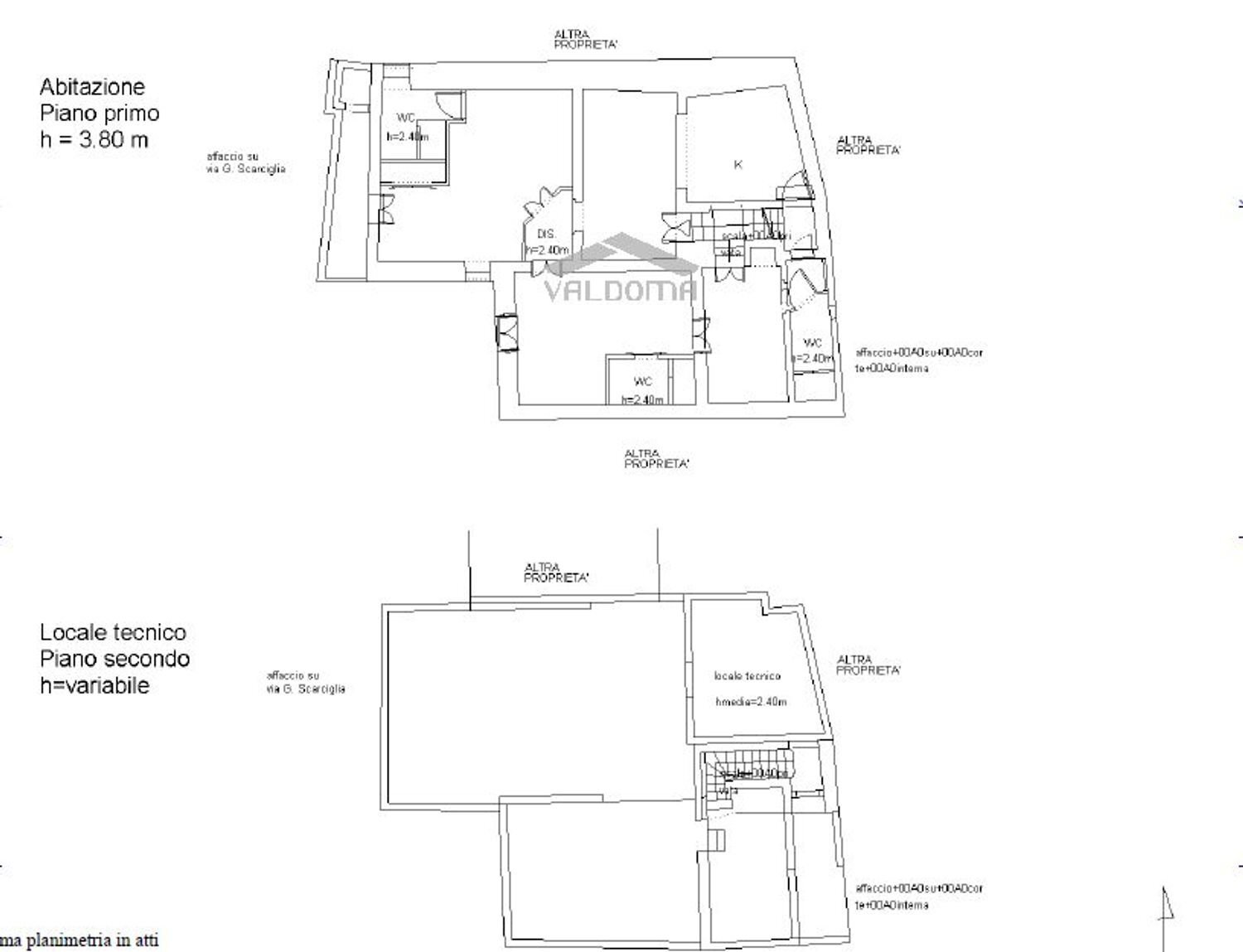 planimetria - Semi-detached house via Giuseppina Scarciglia
 
38a, Minervino di Lecce - floor plans 1