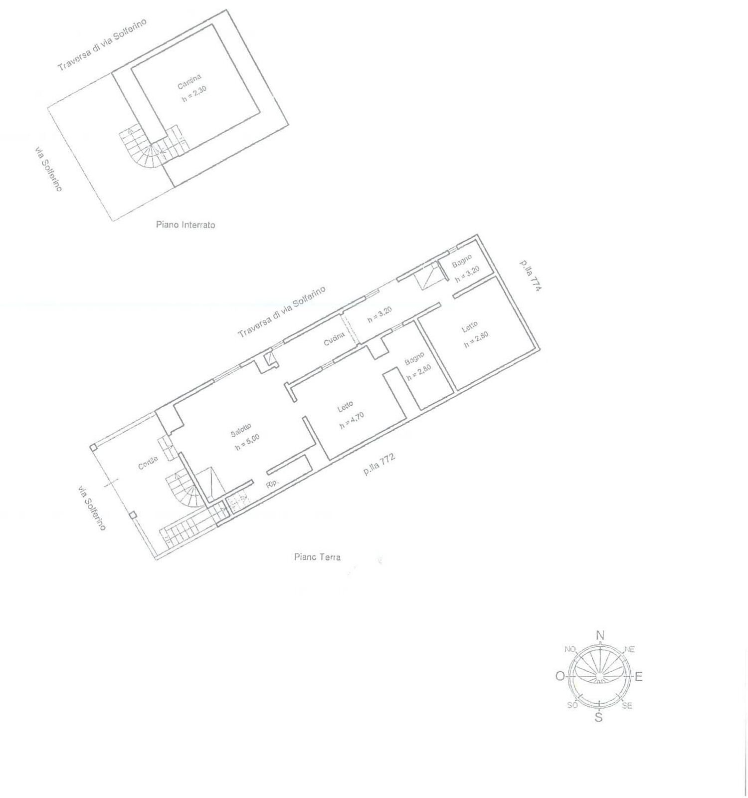 planimetria - Casa indipendente Solferino
 
47, Patù - planimetria 1