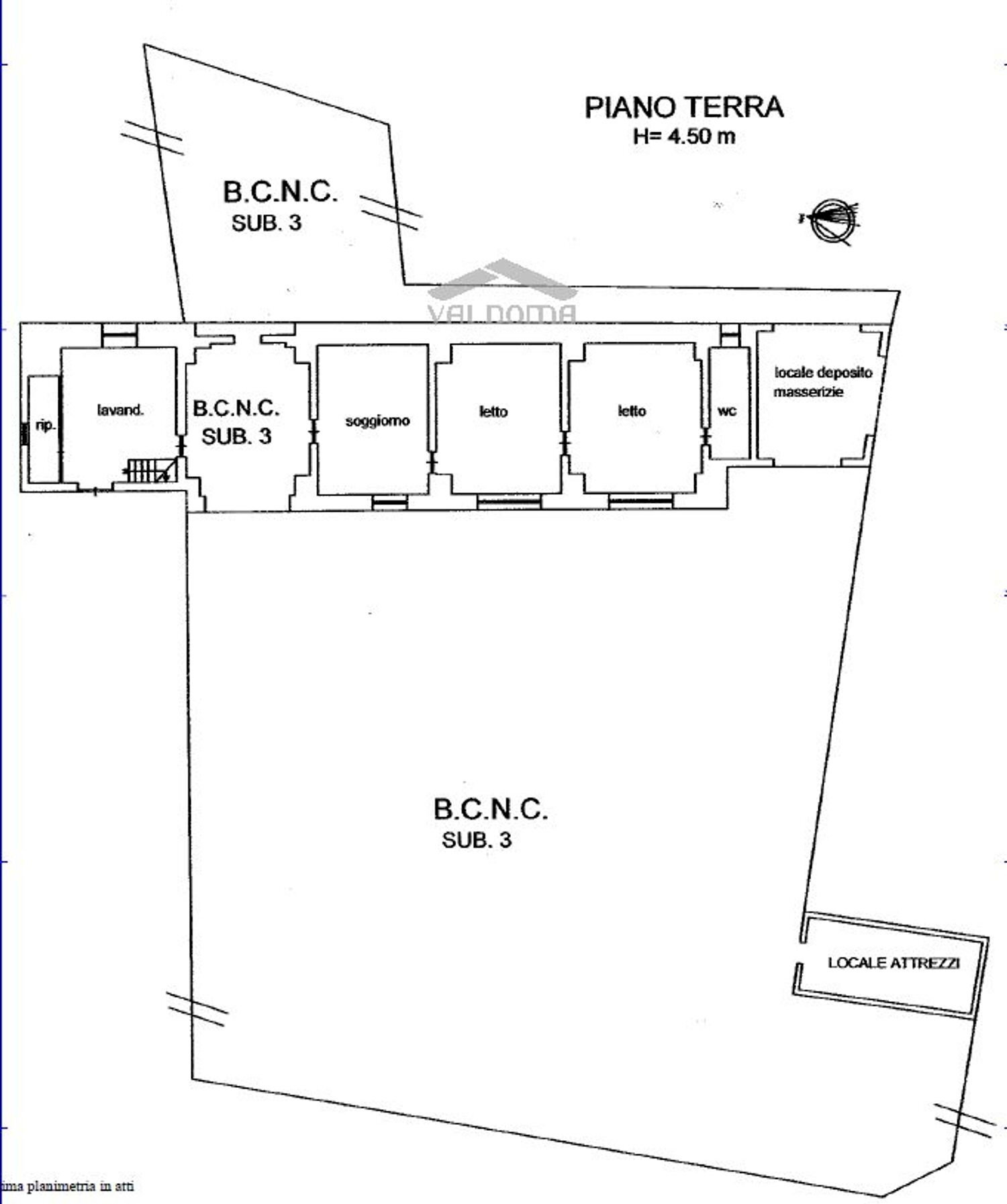 planimetria - Rustico San Niceta, Melendugno - planimetria 1