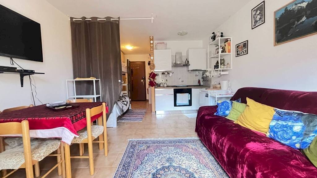 Salone - Monolocale via Pontechianale, 68, Casteldelfino - foto 3