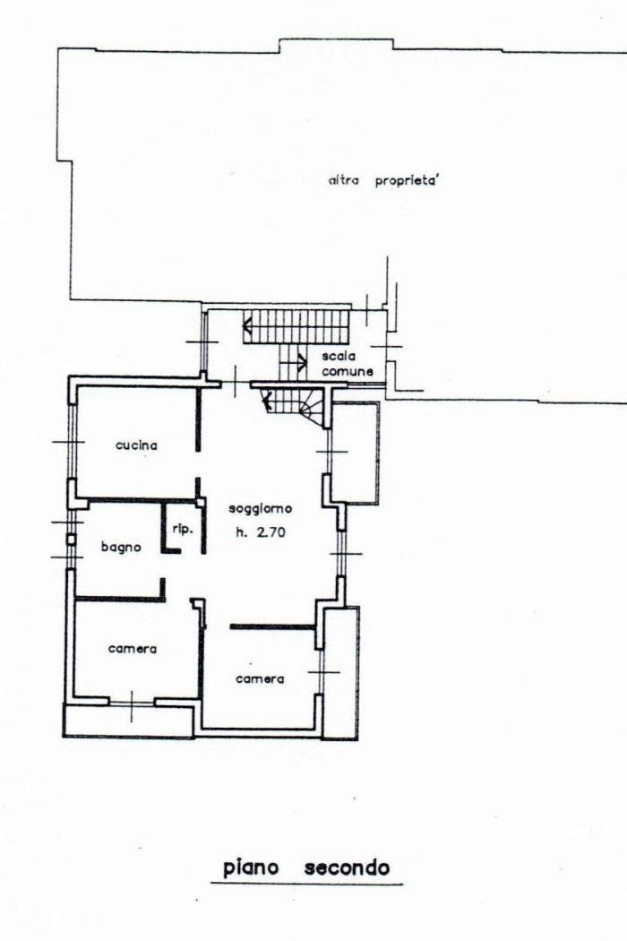 Attico via Andreoli, 2, Induno Olona - planimetria 1