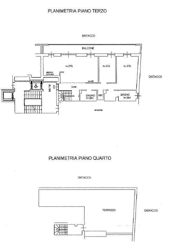 Attico via Arnaldo da Brescia, 40, Genova (zona Quarto) - planimetria 1