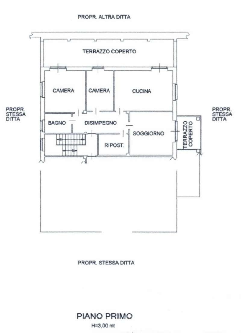 plani 2 - Attico via Caudana, 38, Castiglione Torinese - planimetria 1