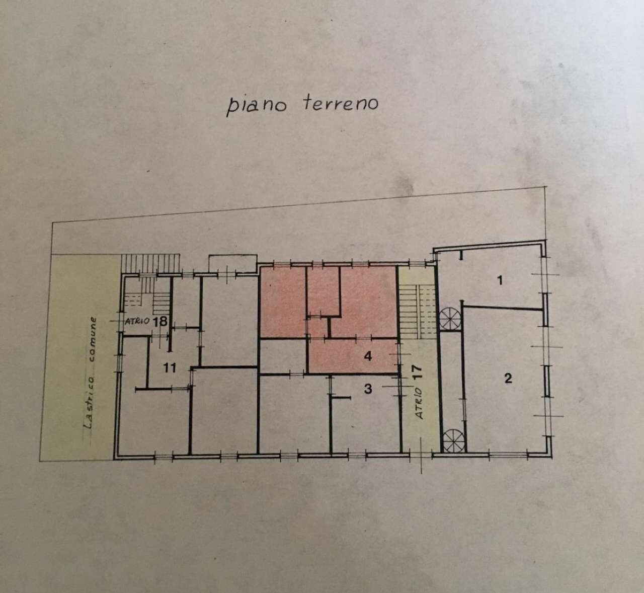planimetria - Two-room apartment via Malvasia, Bologna (neighborhood Saffi) - floor plans 1