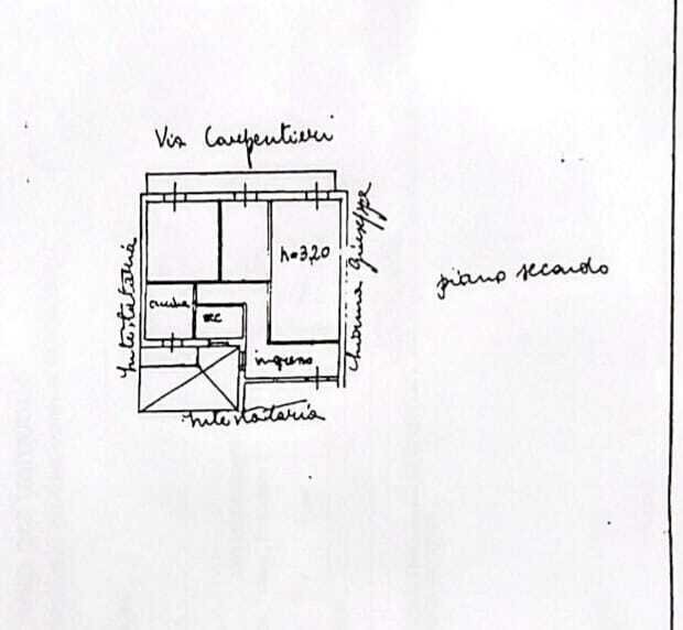 planimetria ritagliata.jpg - Three-room apartment Via Cristoforo Colombo 113, Brindisi - floor plans 1