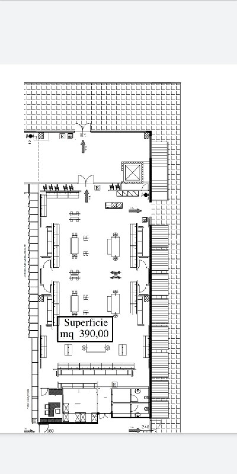 Locale Commerciale via Gino De Sanctis, Lecce - planimetria 1
