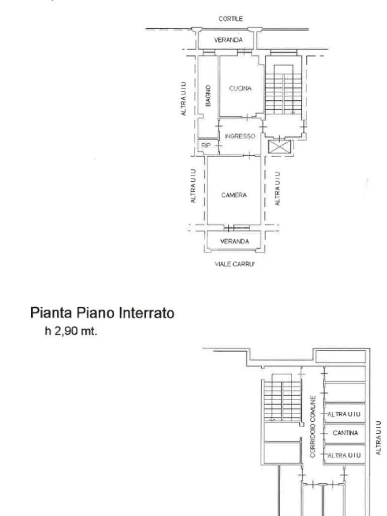 Bilocale Viale Carrù, Rivoli - planimetria 1