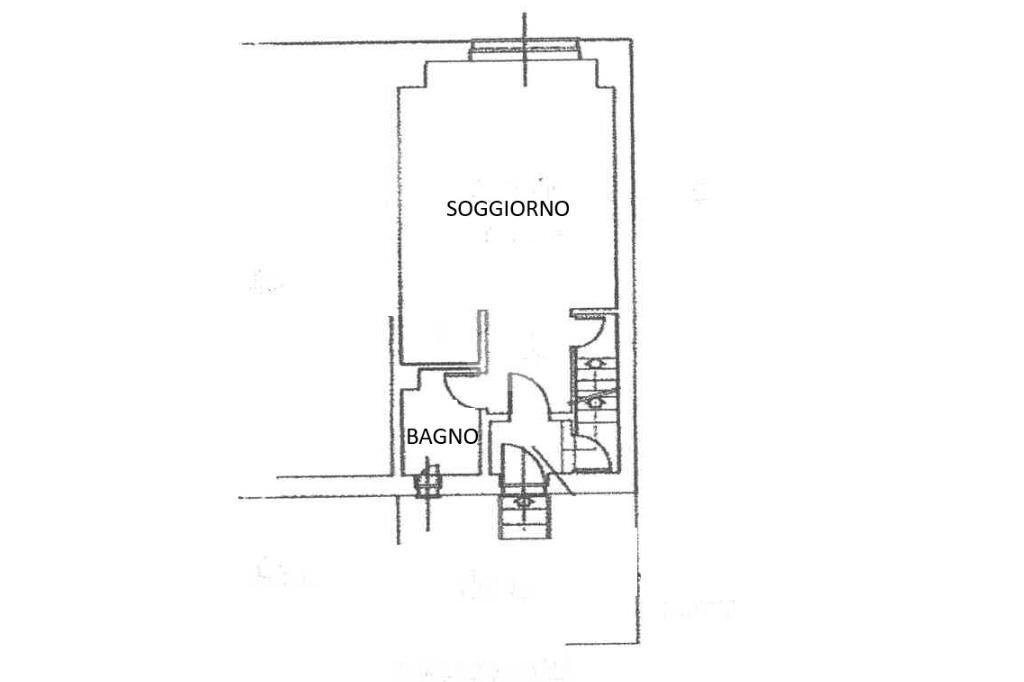 Bilocale Via cave, Bagnolo Piemonte - planimetria 1