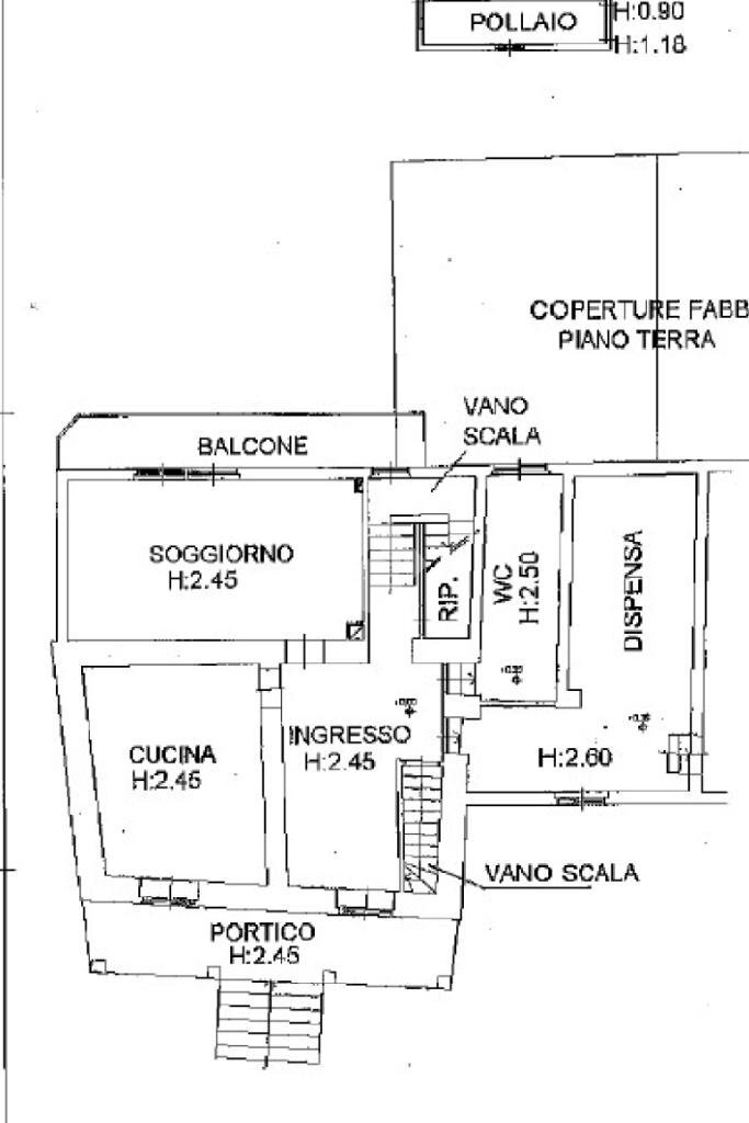 Casa indipendente Strada lodrignano, Neviano degli Arduini - planimetria 1