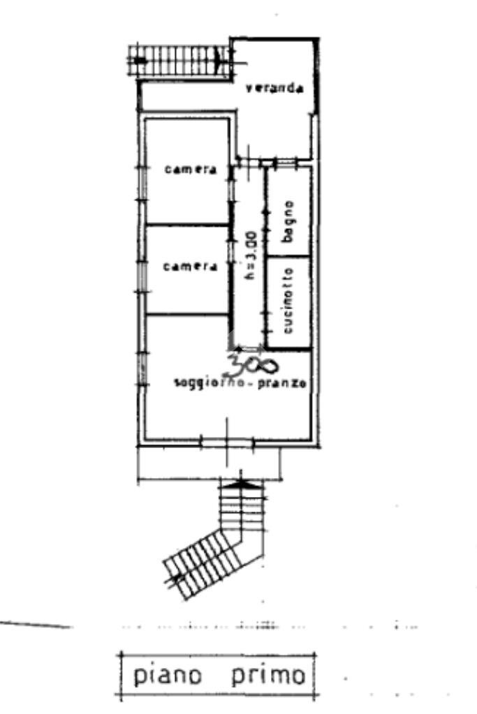 Trilocale Via Semprini, Cesenatico - planimetria 1