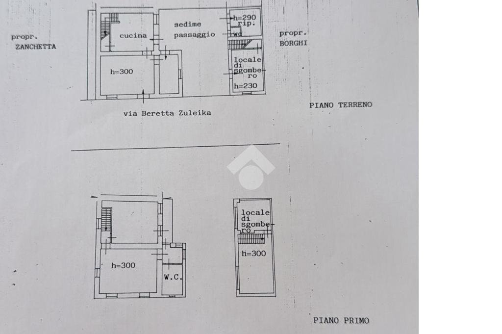 Casa semi indipendente Via Zuleika Beretta, Cassolnovo - planimetria 1