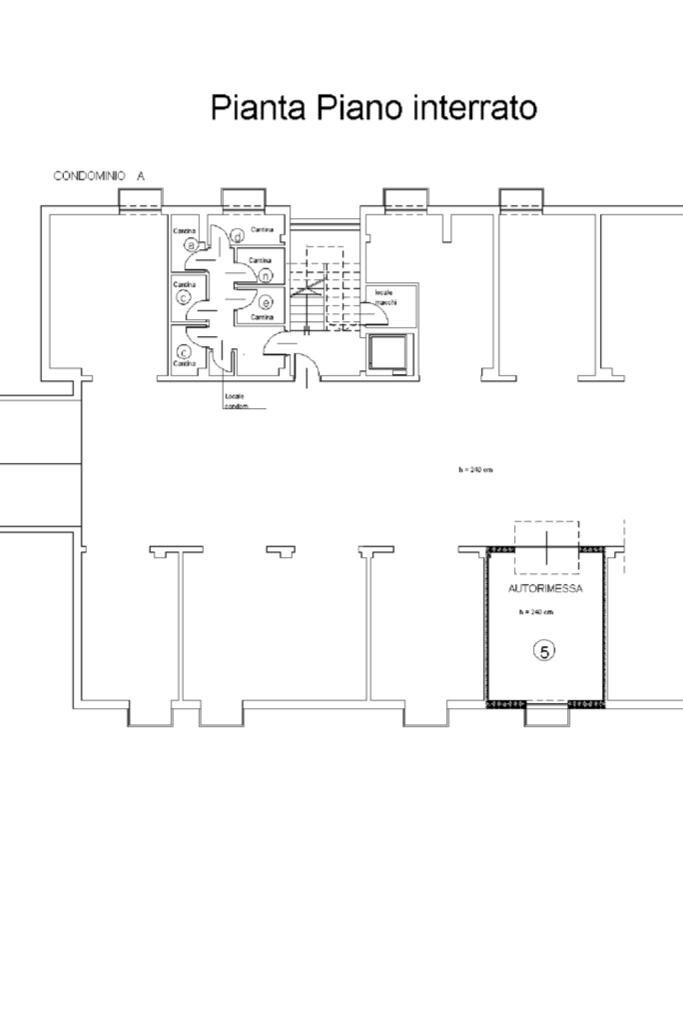 Box Via Papa Giovanni XXIII, Asti - planimetria 1