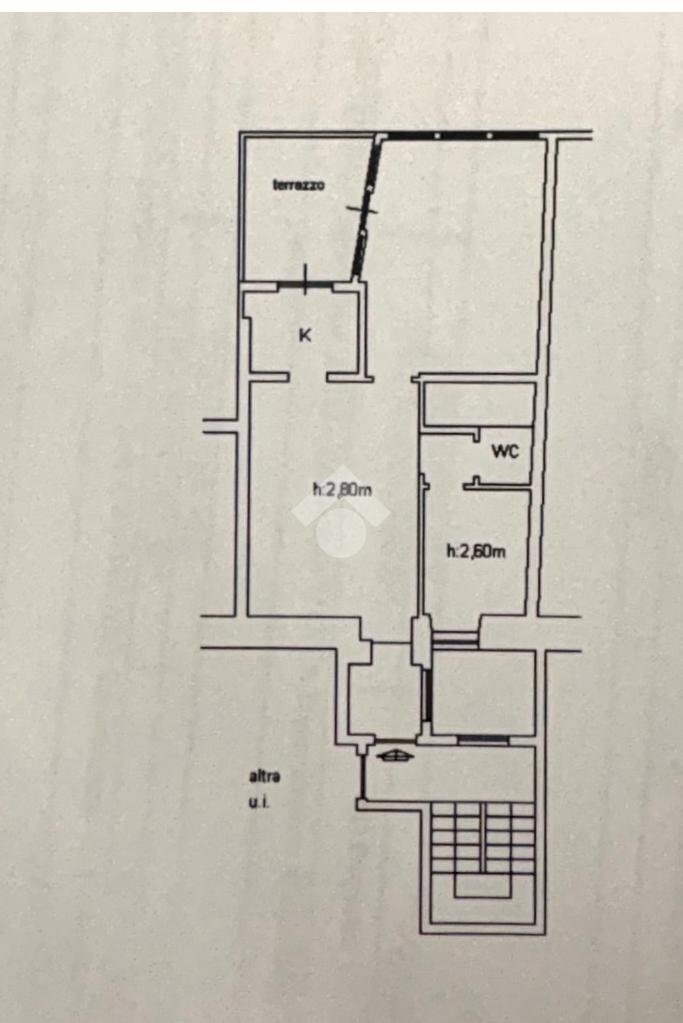 Quadrilocale Via di Santa Croce, Genova - planimetria 1