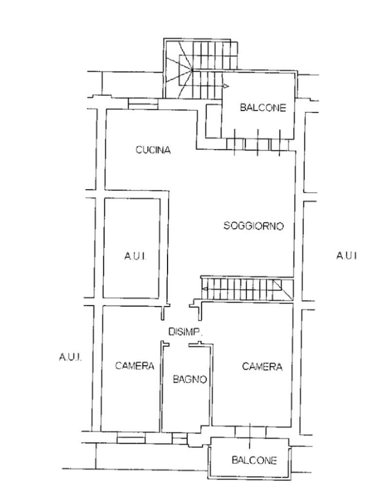 Trilocale Via dei girasoli, Gatteo - planimetria 1